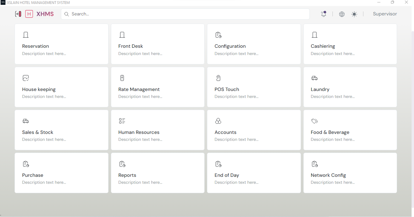 XHMS Dashboard